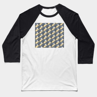 Springer spaniel pattern on yellow Baseball T-Shirt